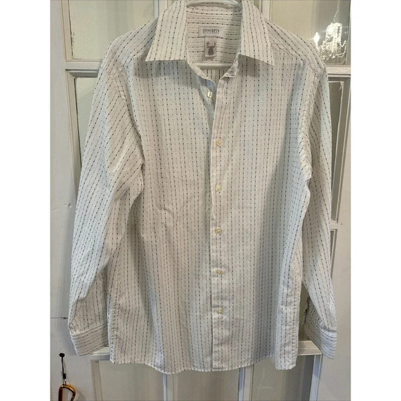 Concepts by Claiborne Other - Concepts by Claiborne Mens Long Sleeve SZ L Striped‎ Shirt Vintage